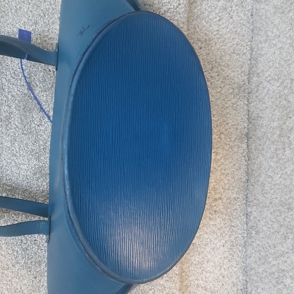 Louis Vuitton Blue Epi Saint Jaques Shoulder Bag Authentic - Picture 8 of 14